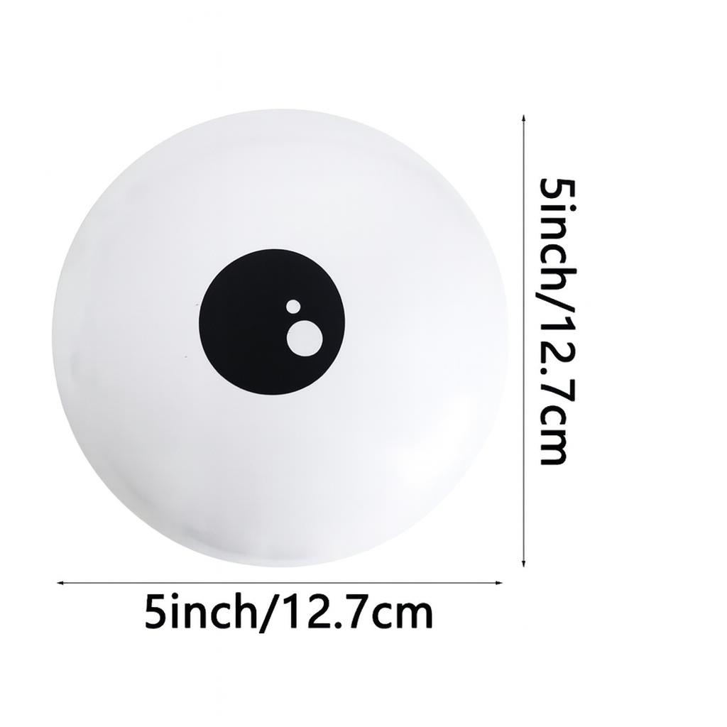 Spooky Eyeball 5 Inch Balloon 5 pcs