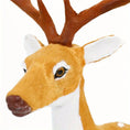 Load image into Gallery viewer, Christmas Realistic Stuffed Elk
