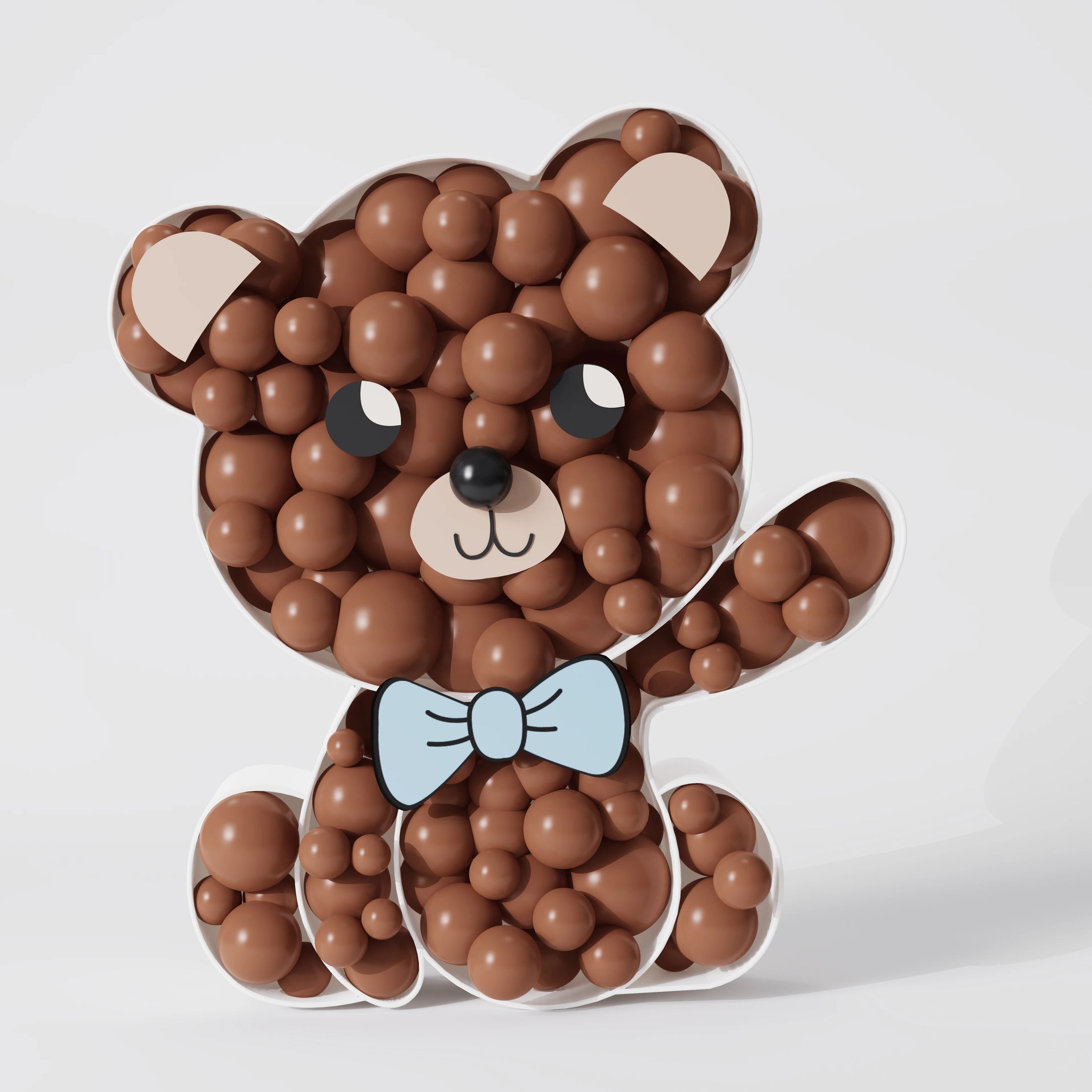 Teddy Bear Balloon Mosaic