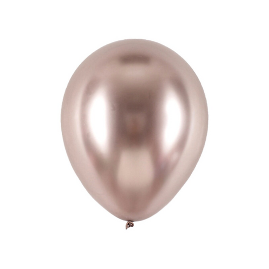 5 Inch Chrome Balloons (Champagne)