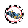 Load image into Gallery viewer, Racing Car Theme Party 7 Inch Paper Plates Set
