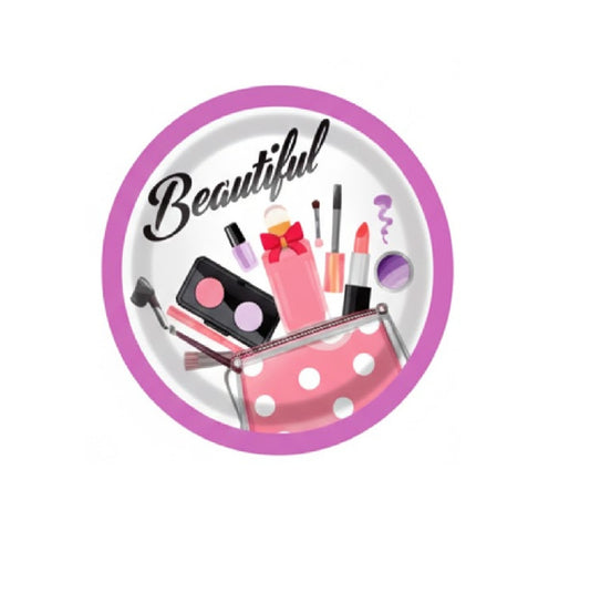 Spa Party Theme 7inch Paper Plate Sets