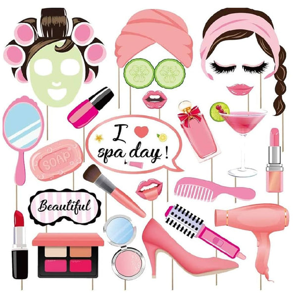 Spa Day Photo Booth Props