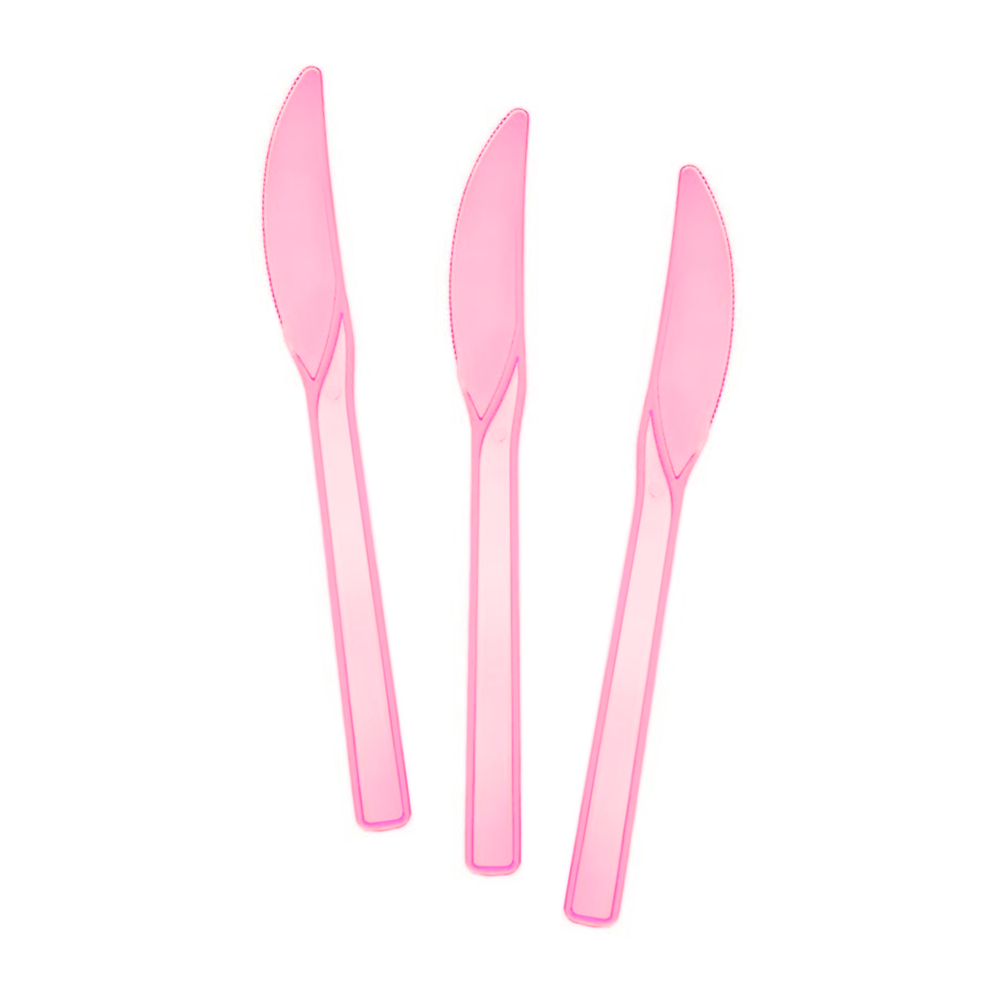 Carousel Stripe Party Theme Cutlery Set (Knives - Pink)