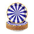 Load image into Gallery viewer, Carousel Stripe Party Theme Tableware Set (Blue)
