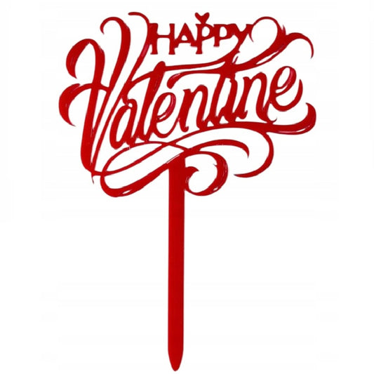 Happy Valentine's Day Cake Toppers