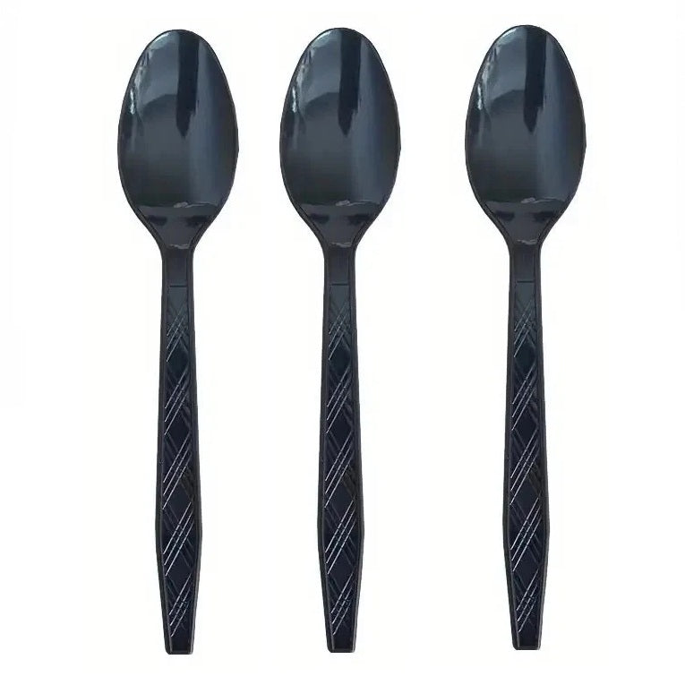 Black Cutlery Set (Spoon)