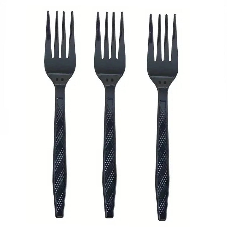 Black Cutlery Set (Fork)