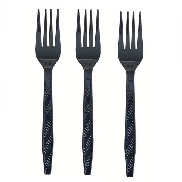 Black Cutlery Set (Fork)