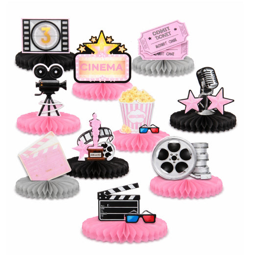 Movie Night Honeycomb Centerpiece (Pink)