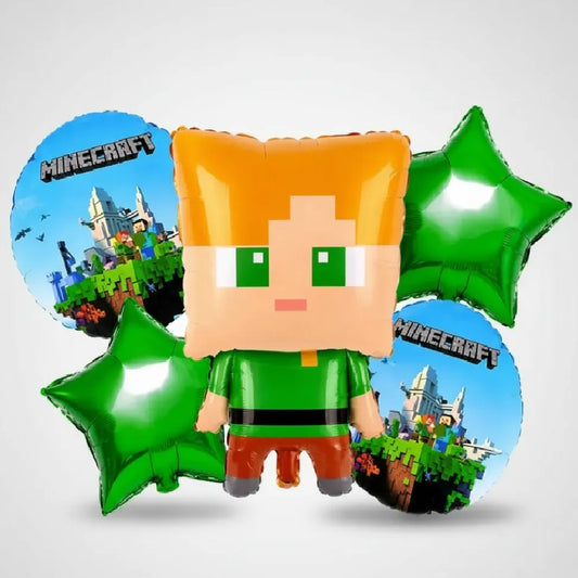 Minecraft Alex Balloon Set