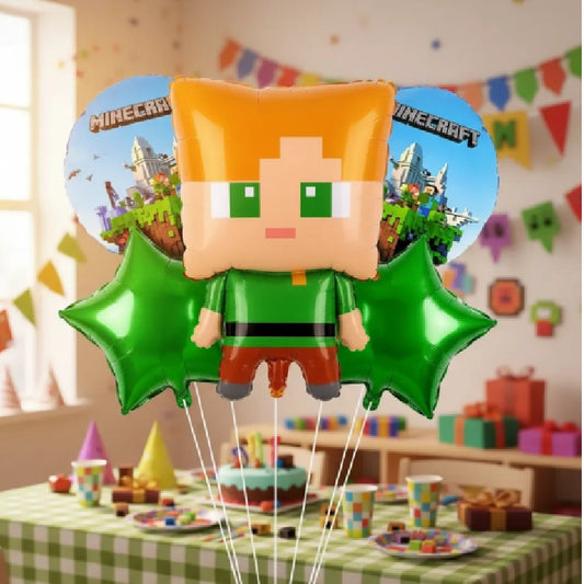Minecraft Alex Balloon Set
