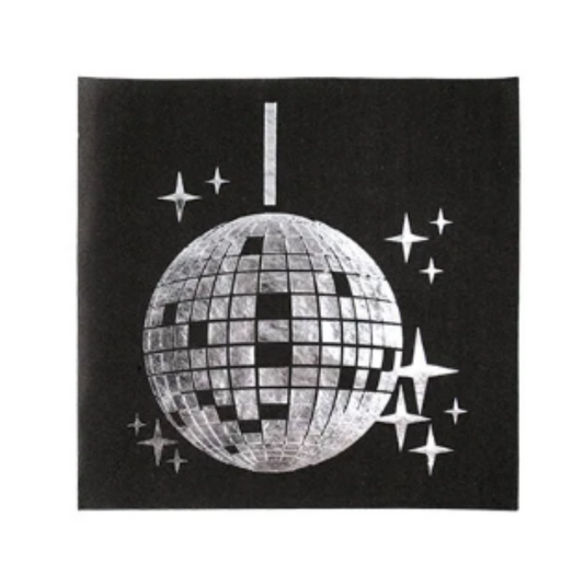 Groovy 70s Disco-Themed Party Paper Napkins Set