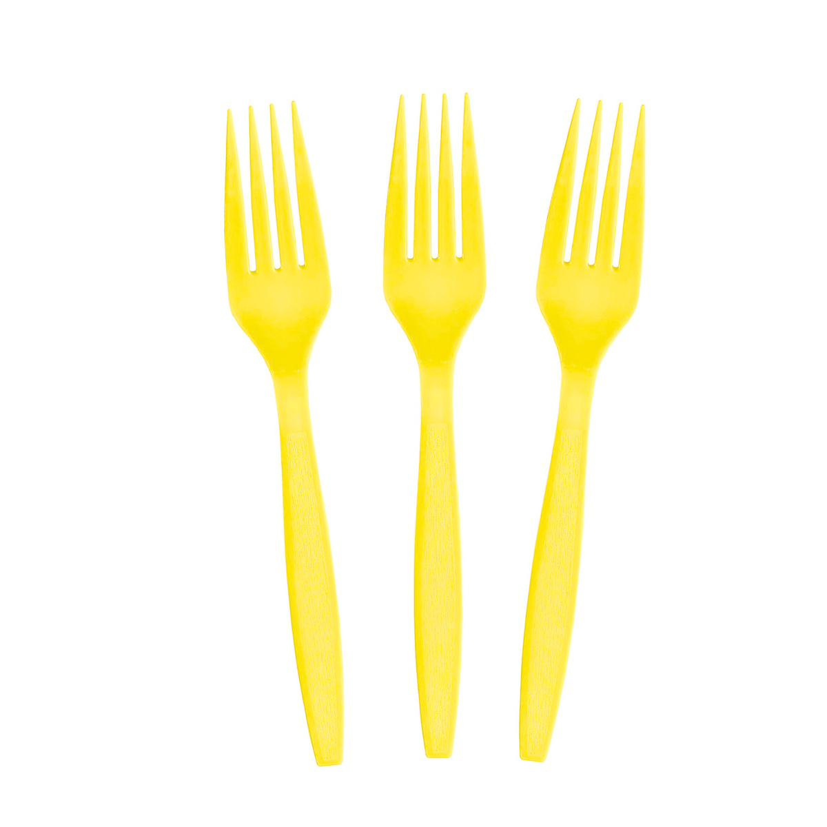 Yellow Swirl Cutlery Set (Forks)
