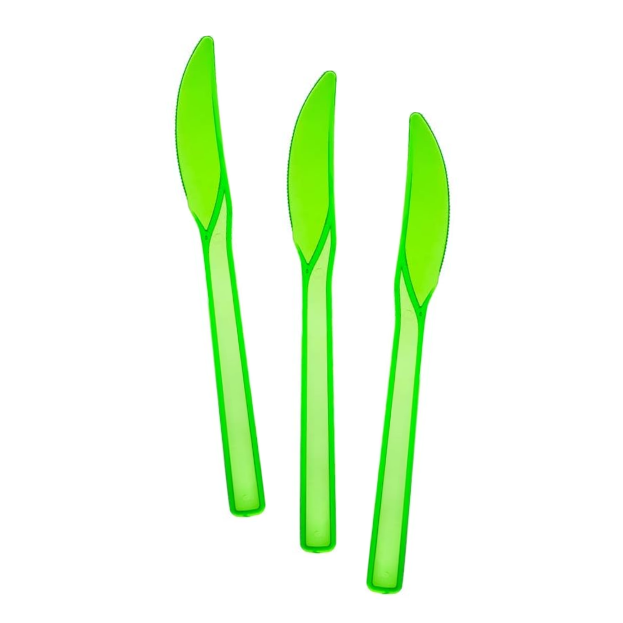 Carousel Stripe Party Theme Cutlery Set (Knives - Green)