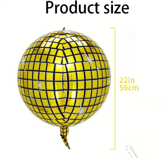 Gold Disco Ball Balloon