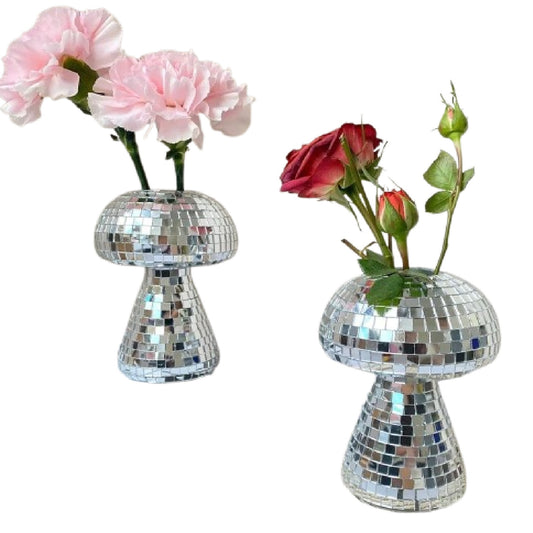 Disco Mushroom Flower Vase Decoration