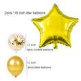 Load image into Gallery viewer, Happy Birthday Balloons Banner Set (Gold)
