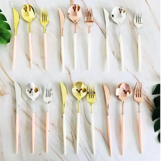 Fancy Plastic Cutlery Set
