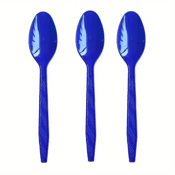 Navy Blue Cutlery Set (Spoon)