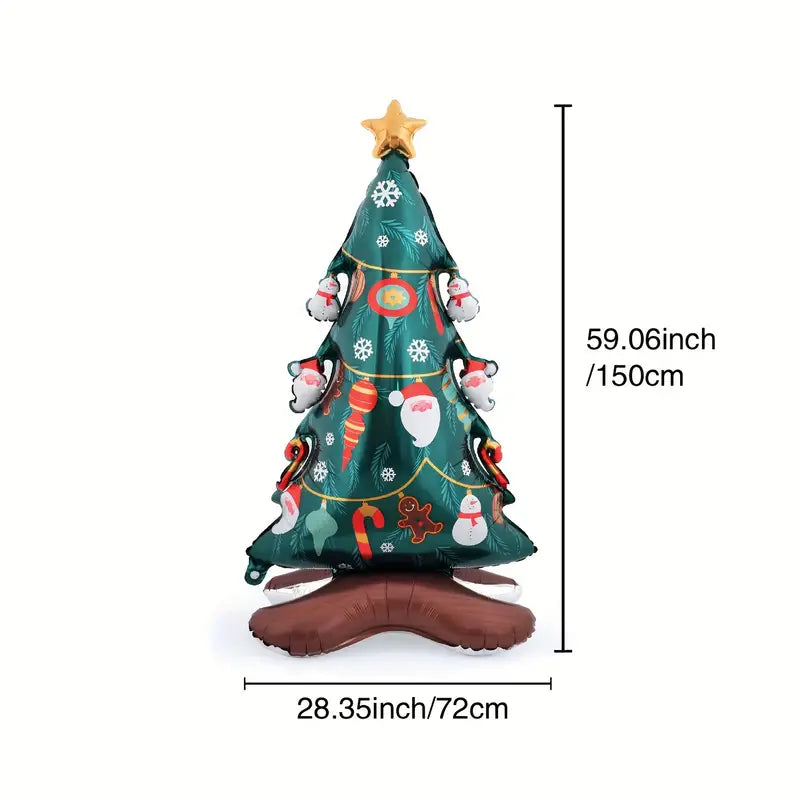 Christmas Tree Standing Foil Balloon 150*72 Cm