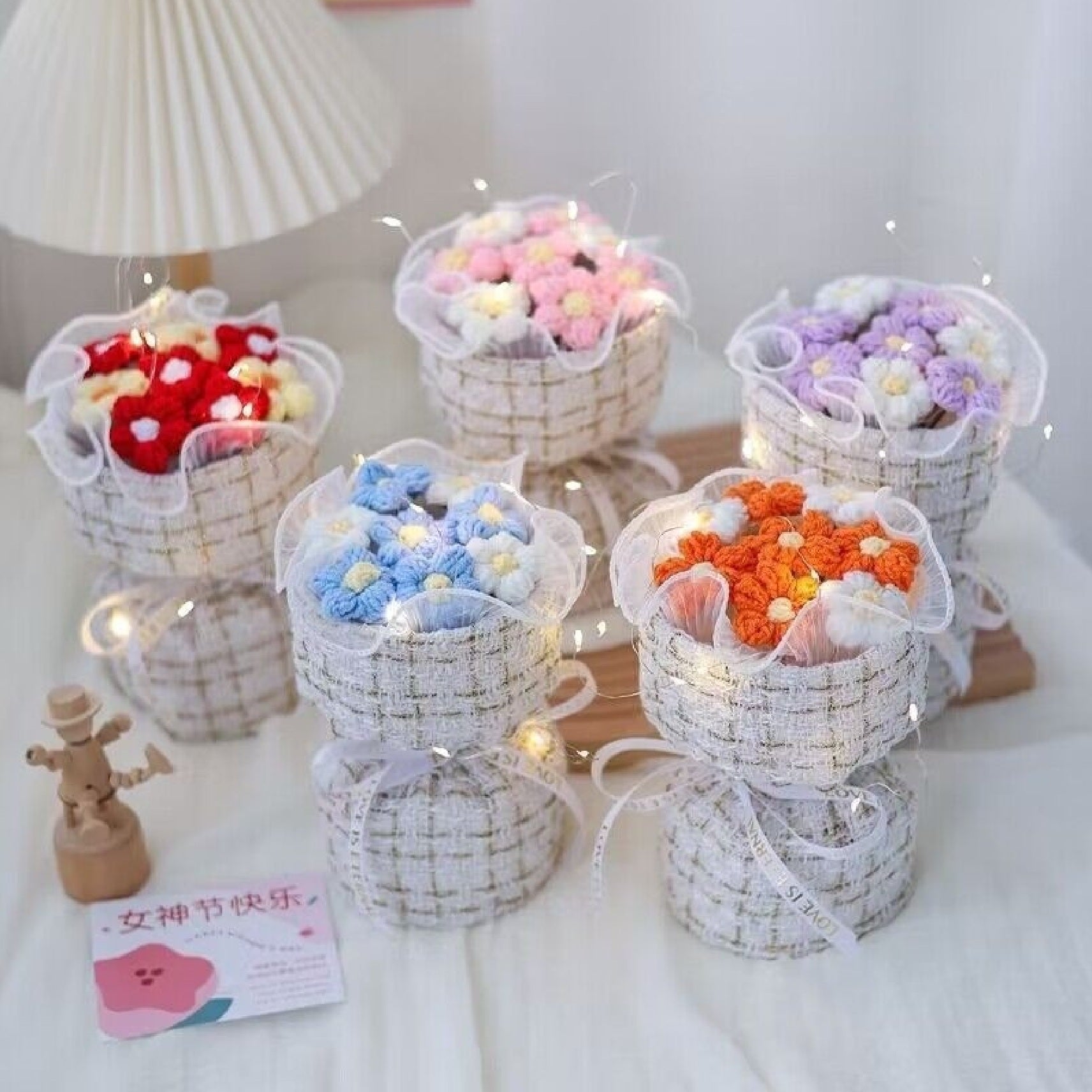 Crochet Flowers Bouquet