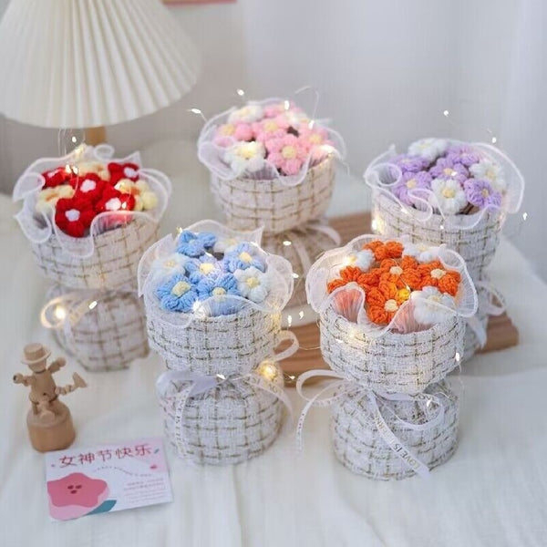 Crochet Flowers Bouquet