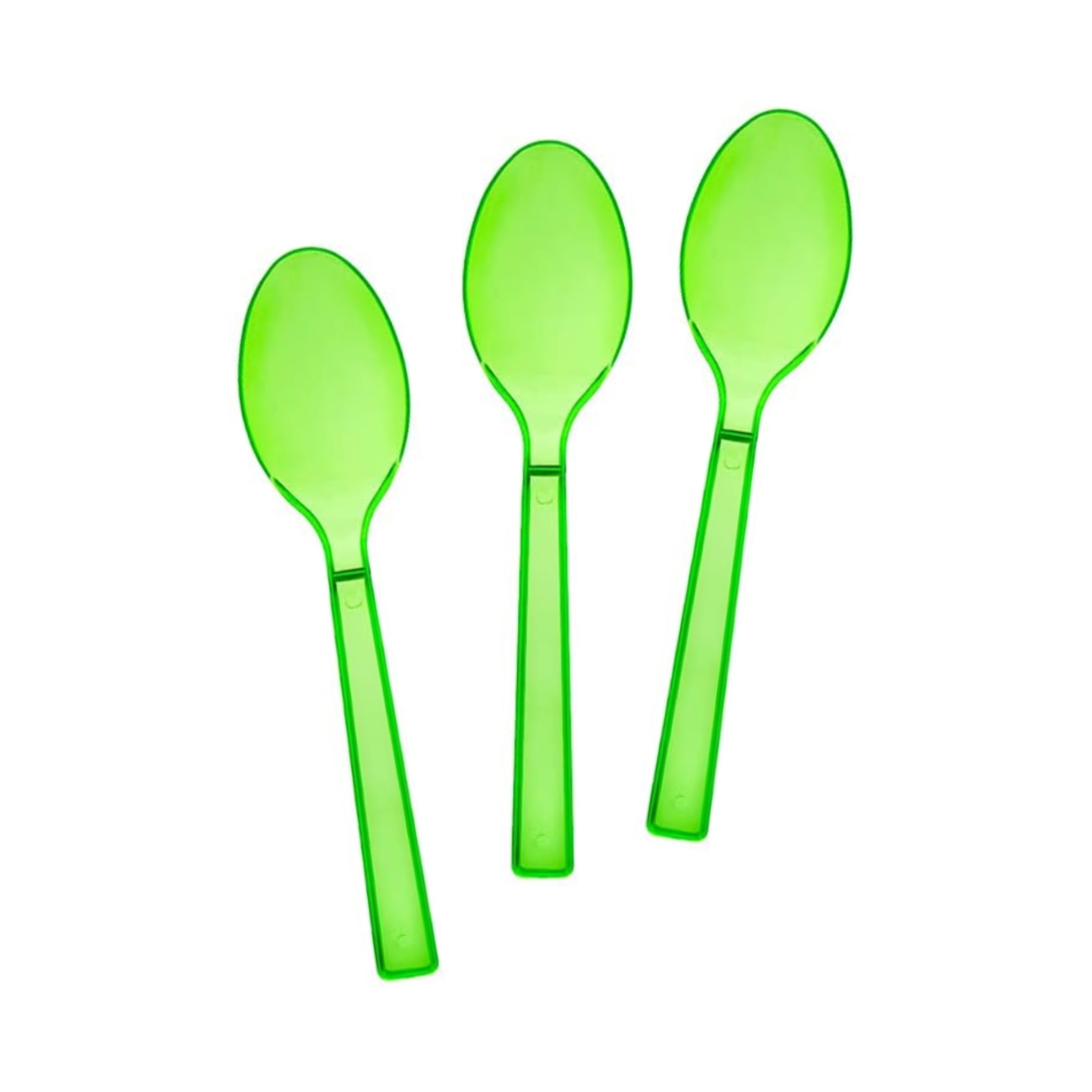 Carousel Stripe Party Theme Cutlery Set (Spoons - Green)