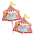 Load image into Gallery viewer, Circus Tent Carnival Foil Balloon
