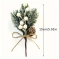 Load image into Gallery viewer, Christmas Pine Picks Ornaments 15cm
