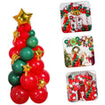 Load image into Gallery viewer, Christmas Tree Red and Green Balloon Set
