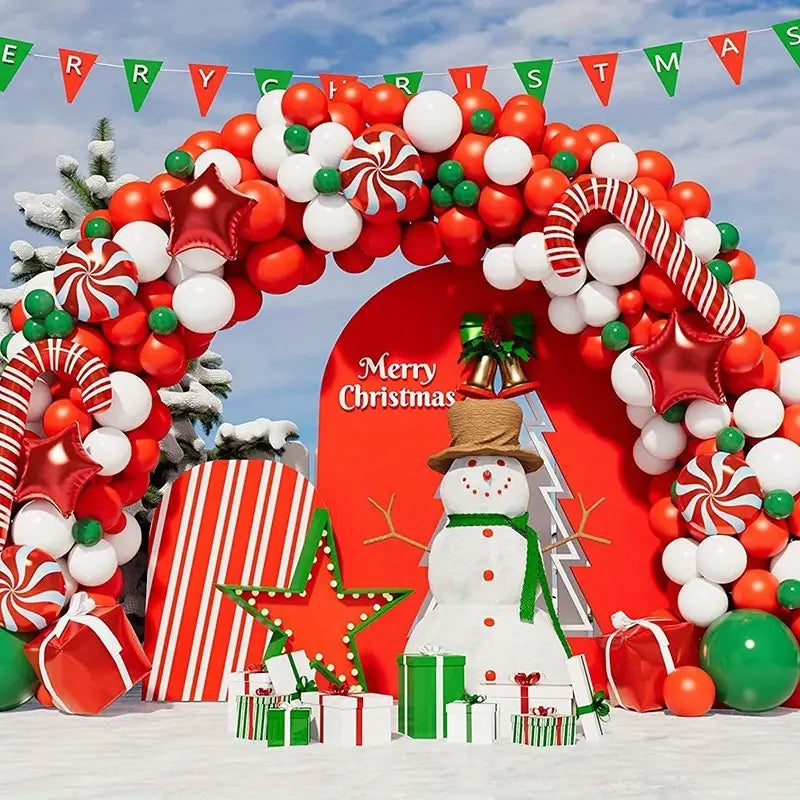 Christmas Balloon Garland Decoration