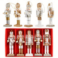 Load image into Gallery viewer, Christmas Wooden Nutcracker 23.5*14.5*4.5
