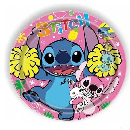 Angle & Stitch Theme 9inch Paper Plates