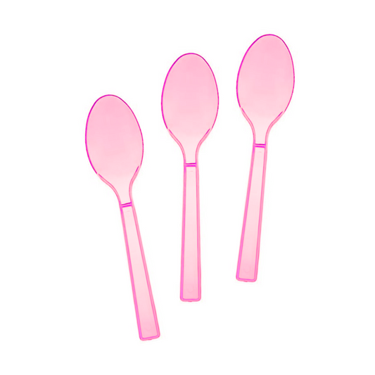 Carousel Stripe Party Theme Cutlery Set (Spoons - Pink)