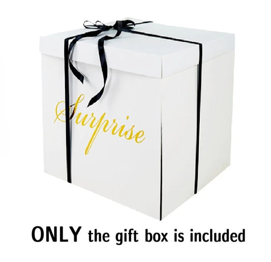 Big Surprise Box without Ribbon - White