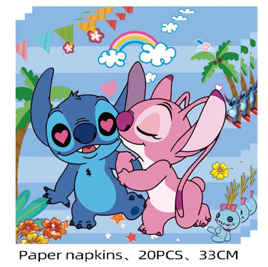 Stitch Theme Napkin Set