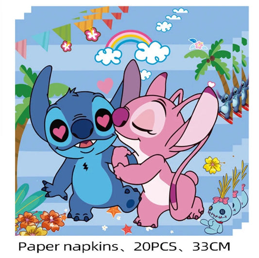 Stitch Theme Napkin Set