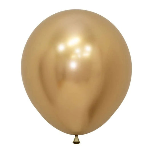 Helium 18 Inch Chrome Balloons (Gold)