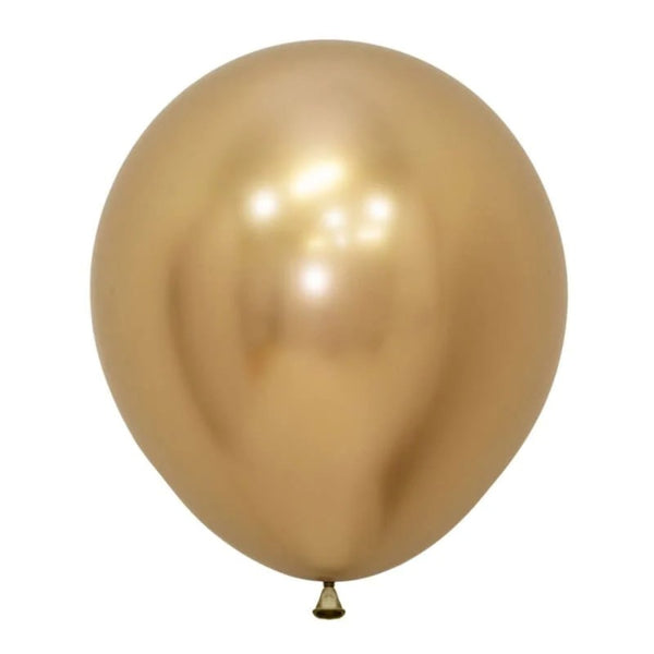 Helium 18 Inch Chrome Balloons (Gold)