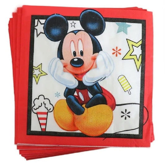 Mickey Mouse Theme Paper Napkin