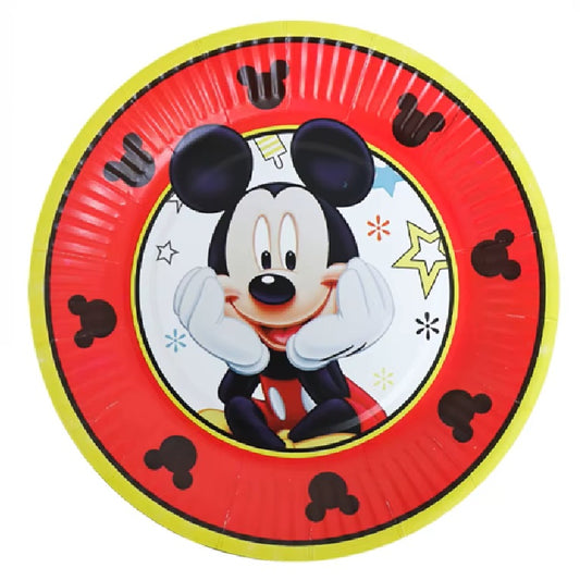 Mickey Mouse Theme Paper Plate