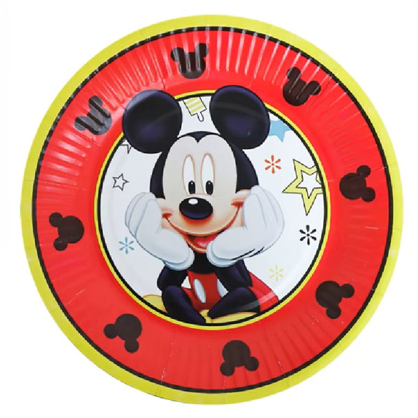 Mickey Mouse Theme Paper Plate