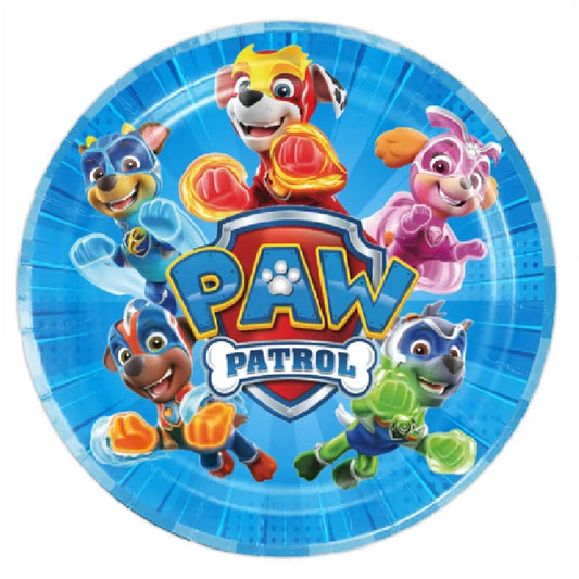 PAW Patrol Theme 9inch Paper Plate