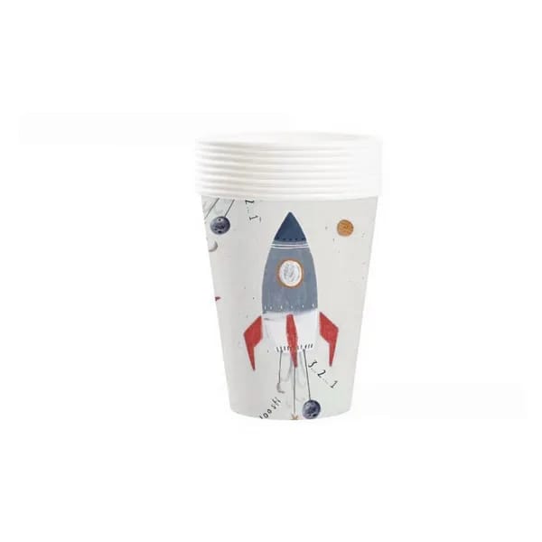 Spaceship Theme Cups Set