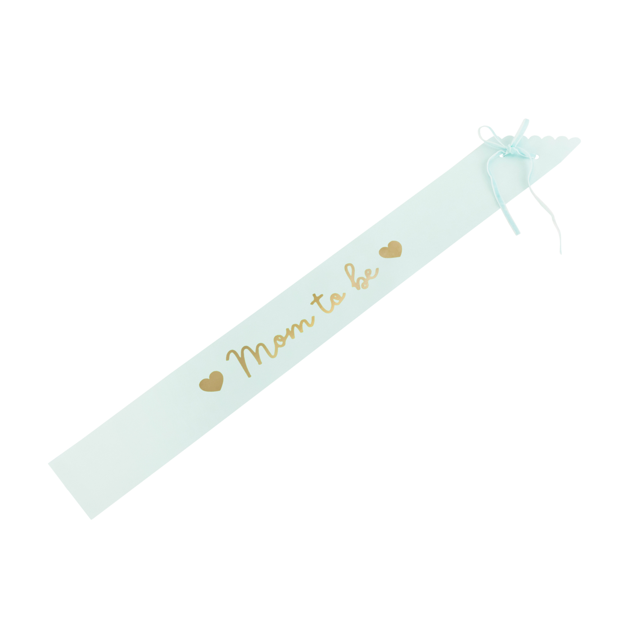 Sash Mom to be, Light Tiffany Blue, 75cm