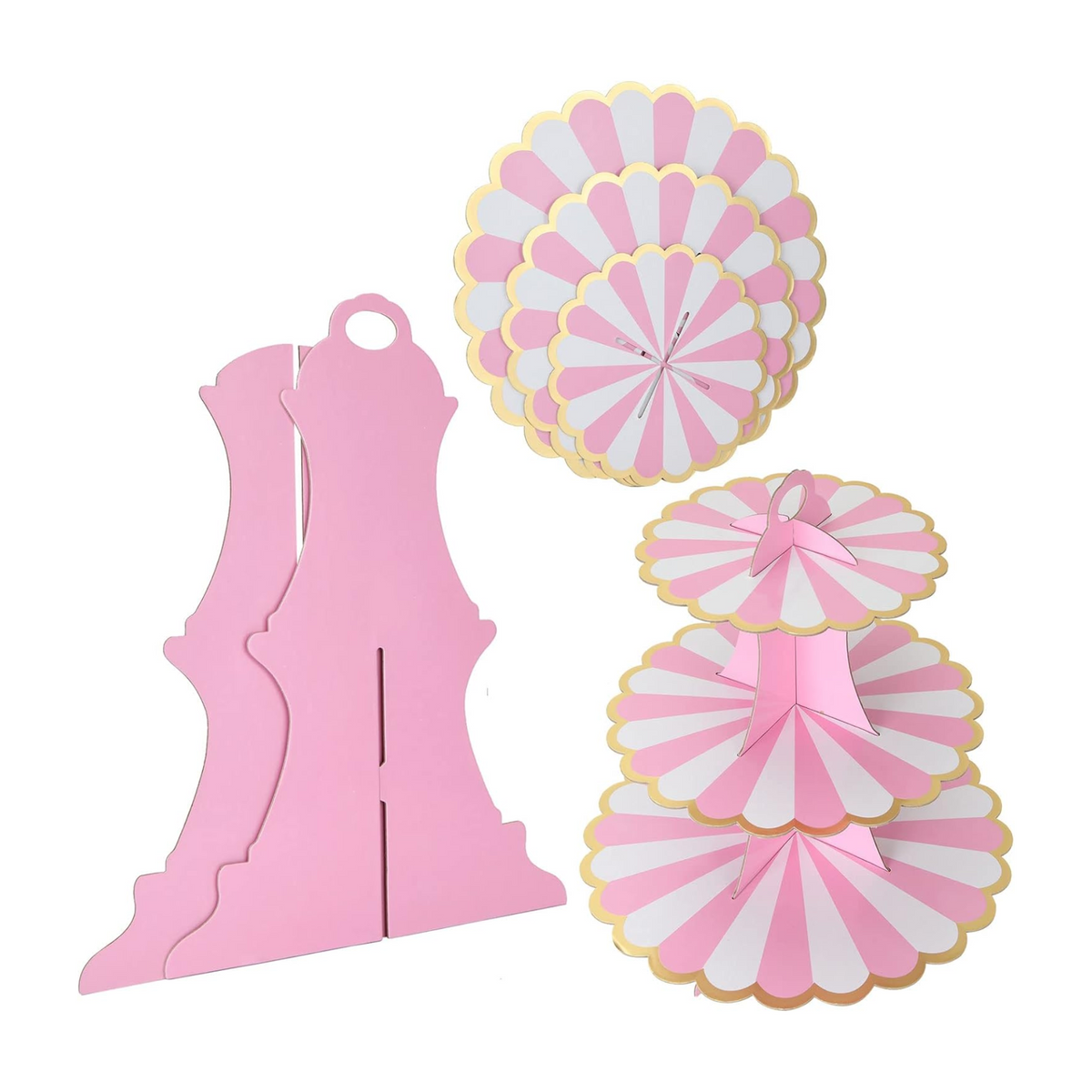3-Tier Carousel Theme Cupcake Stand