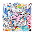 Load image into Gallery viewer, Airplane Theme Vinyl Stickers Set
