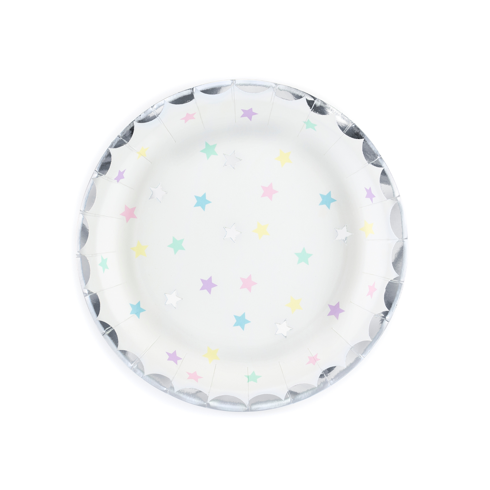 Unicorn Star Theme Paper Plates Set