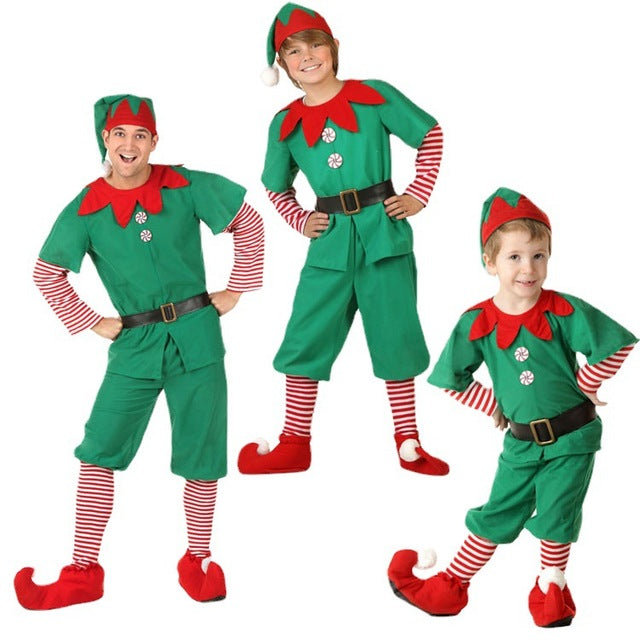 Christmas Elf Costume in Males & Boys